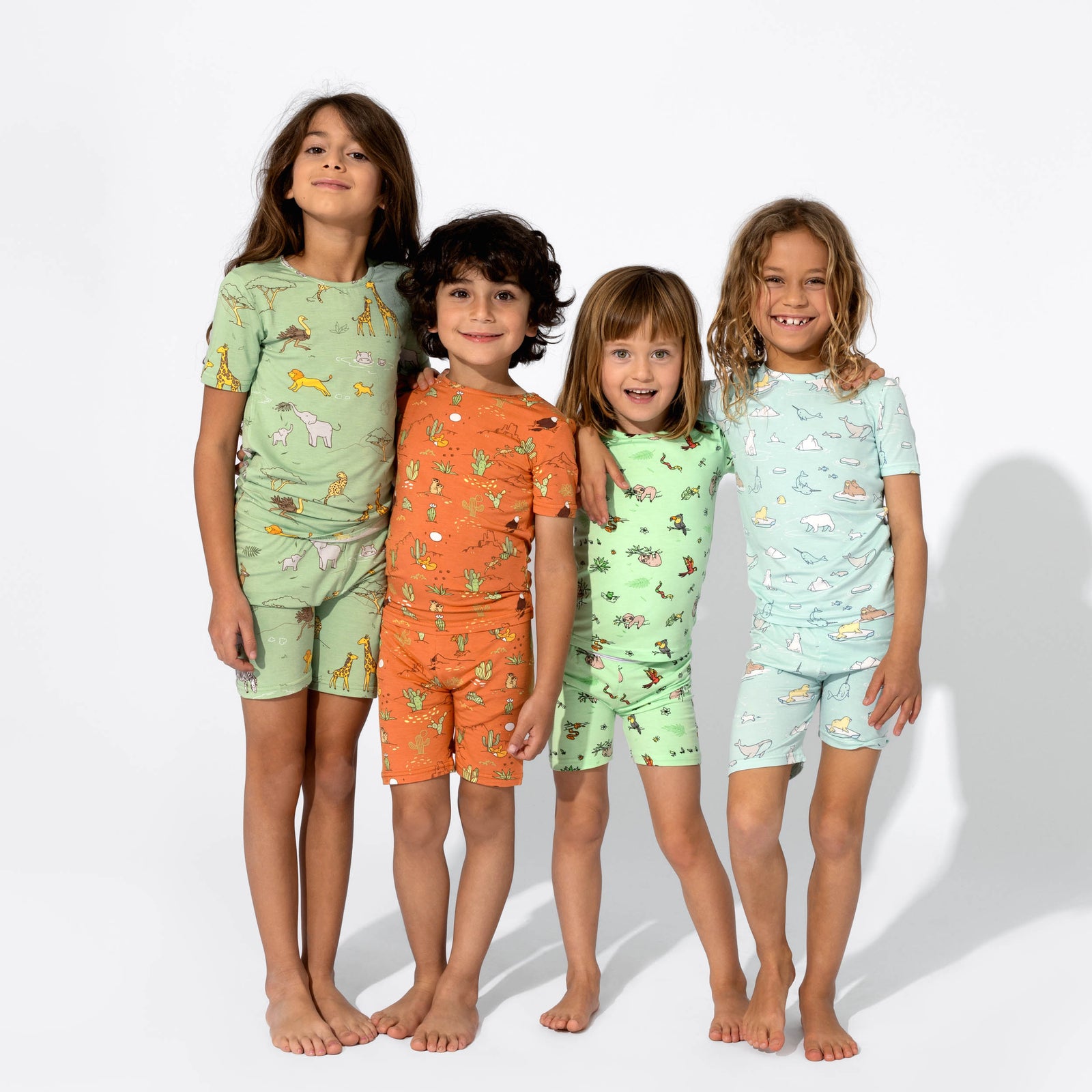 Arctic Bamboo Kids Pajama Short Set