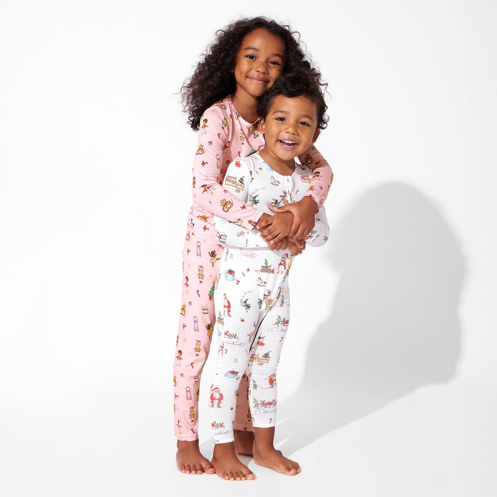 Nutcracker Pink Bamboo Kids Pajamas