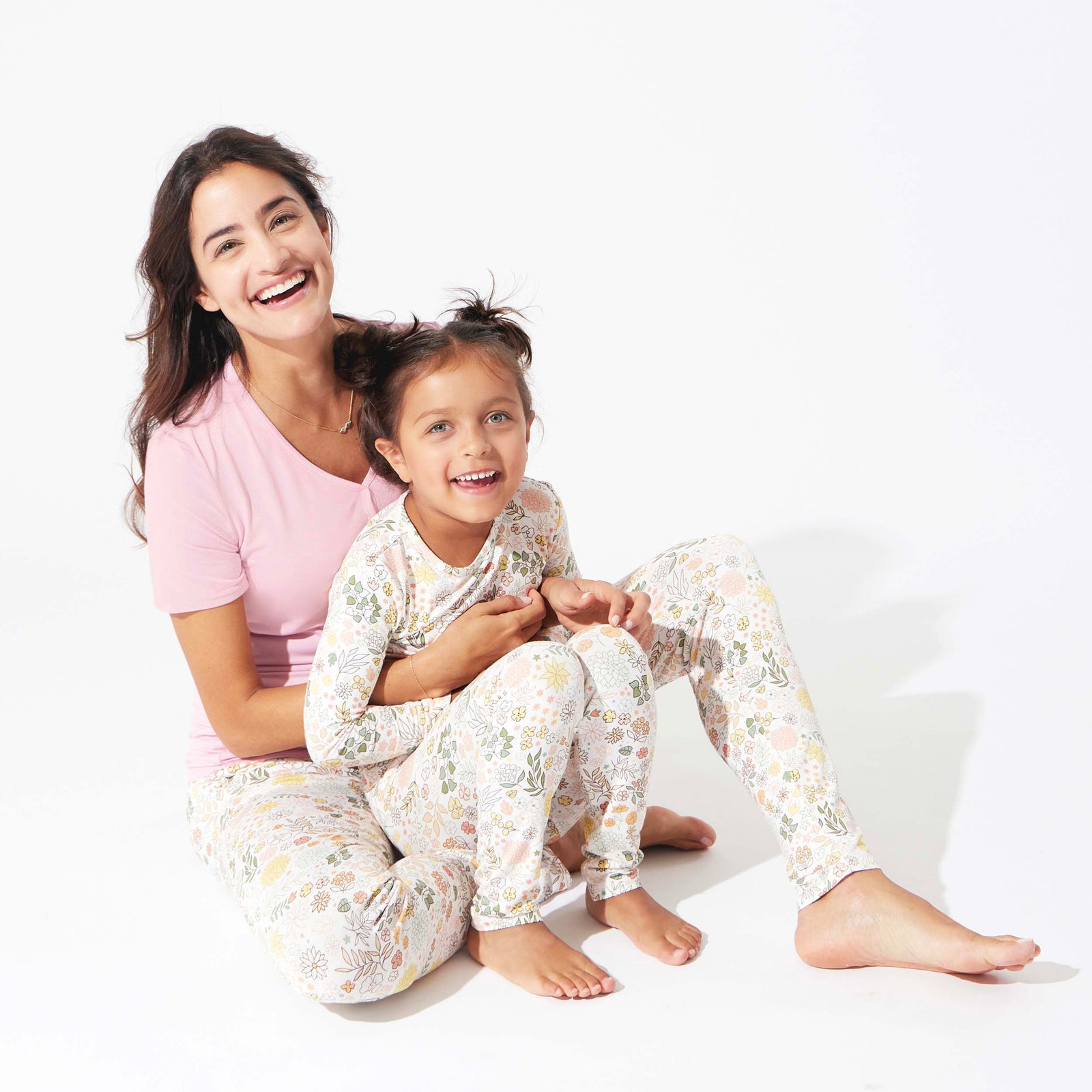 Fall Floral Bamboo Women's Pajama Set