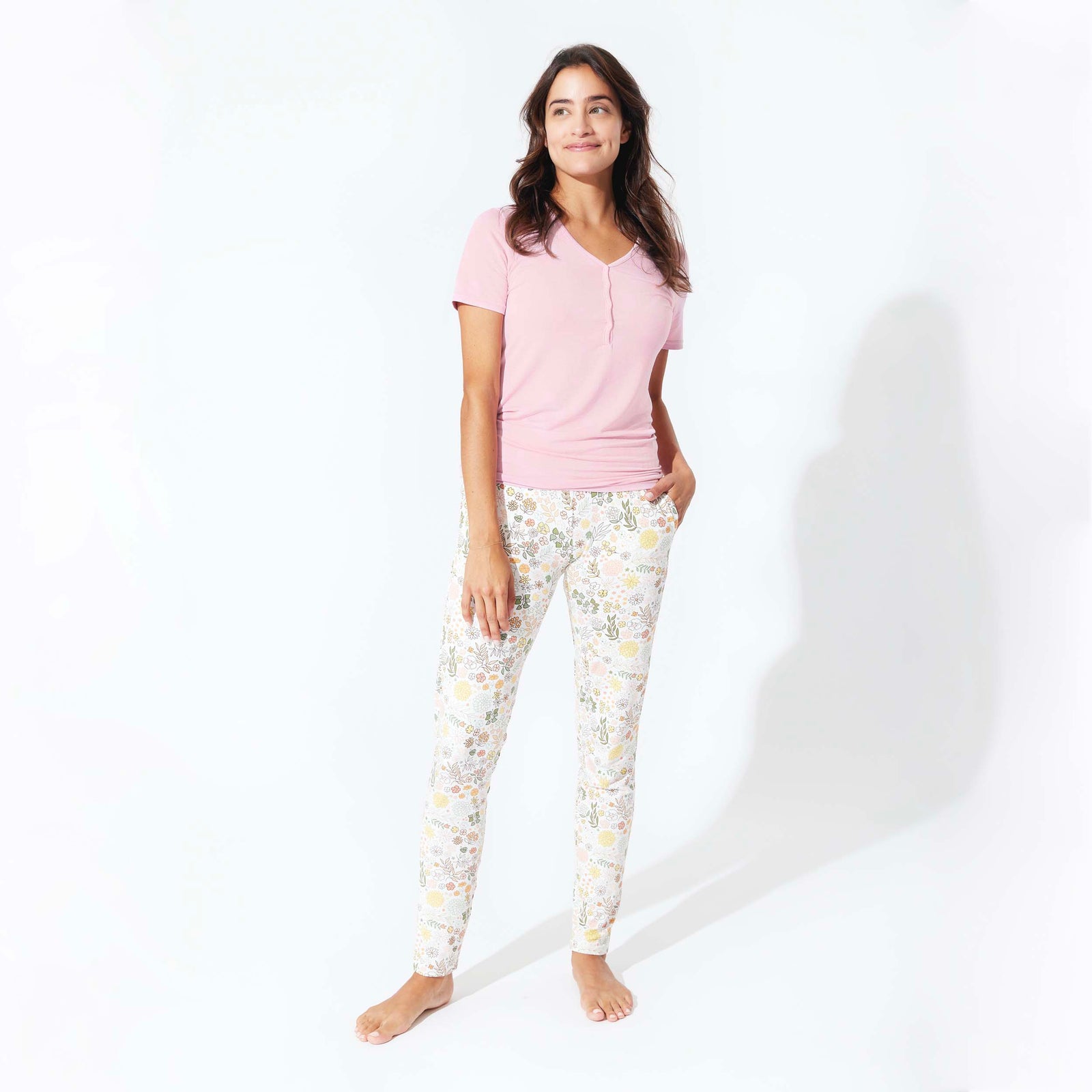 Fall Floral Bamboo Women's Pajama Set