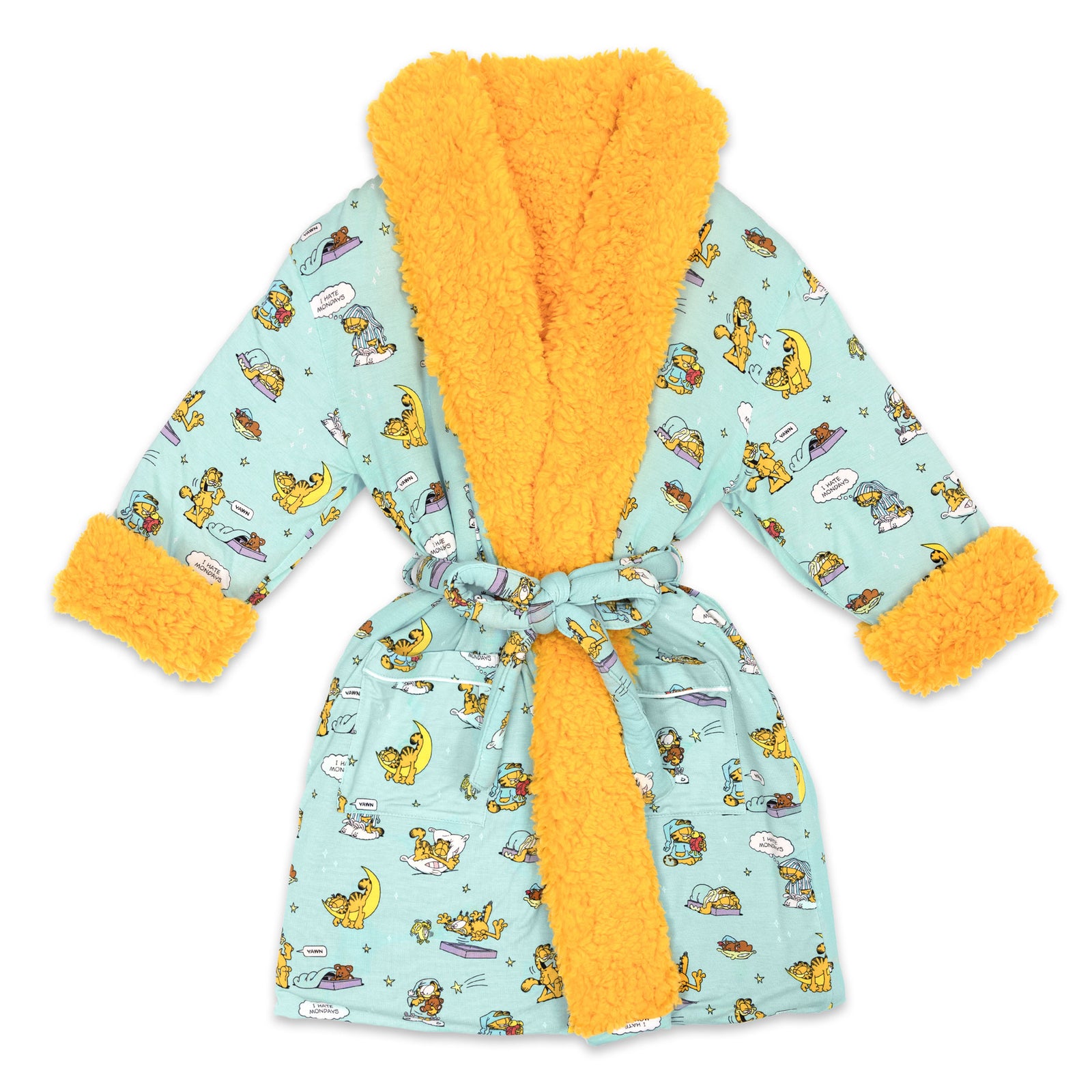 Garfield: Lazy Mondays Bamboo Adult Sherpa Robe