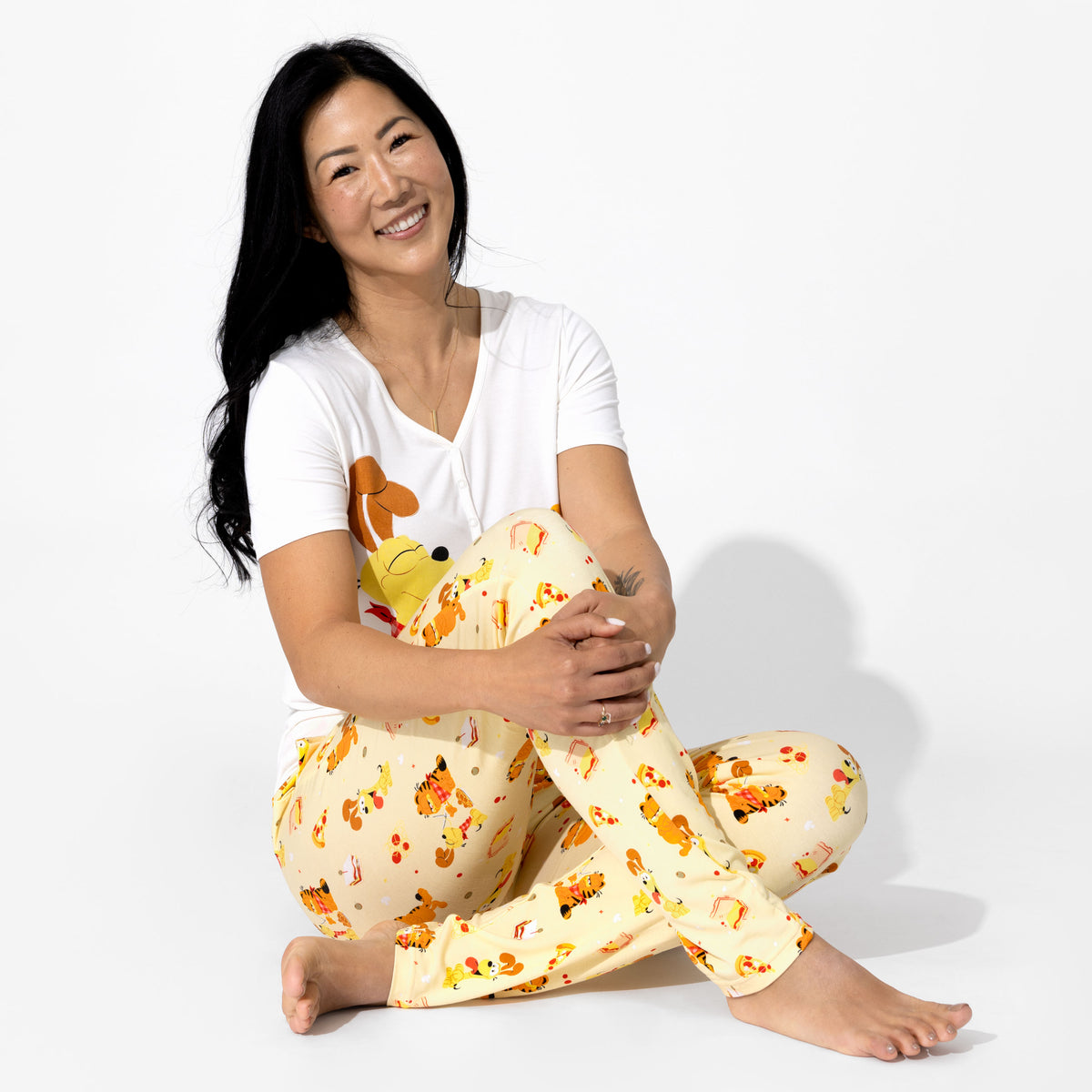 Garfield Pyjamas Snuggle Up in Style: Garfield The Movie Bamboo Women's Pajama Set ...