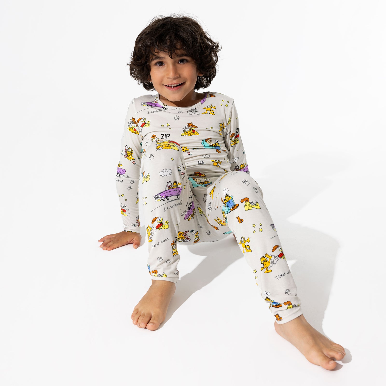 Garfield & Friends Bamboo Kids Pajamas