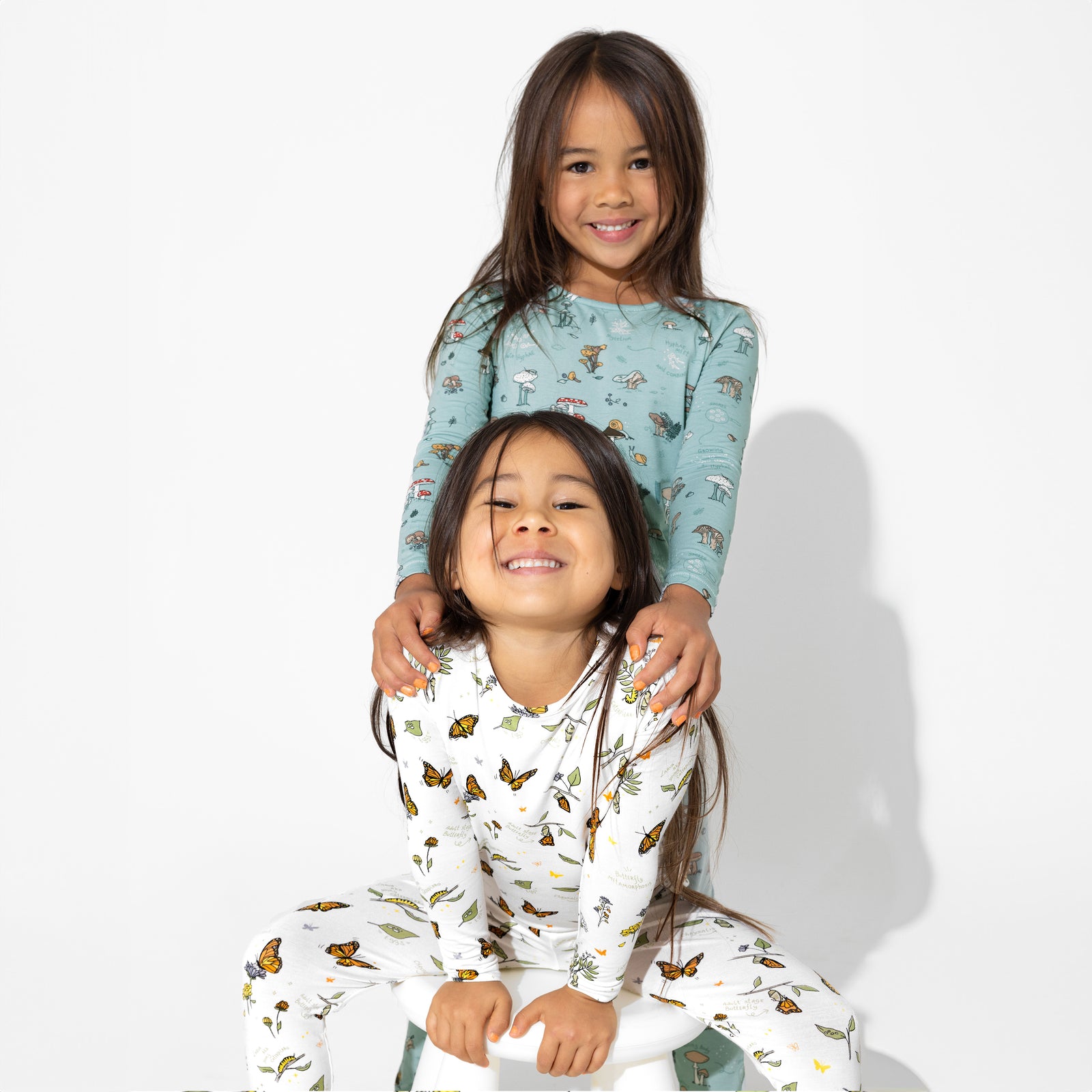 Monarch Butterfly Bamboo Kids Pajamas