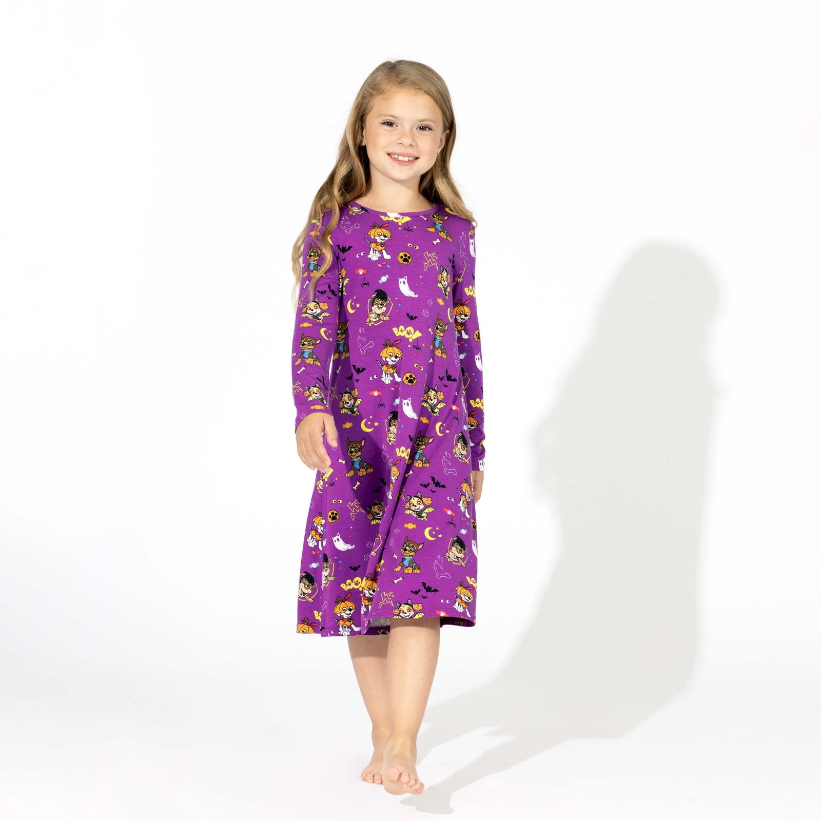 PAW Patrol: Halloween Bamboo Girls' Long Sleeve Dress