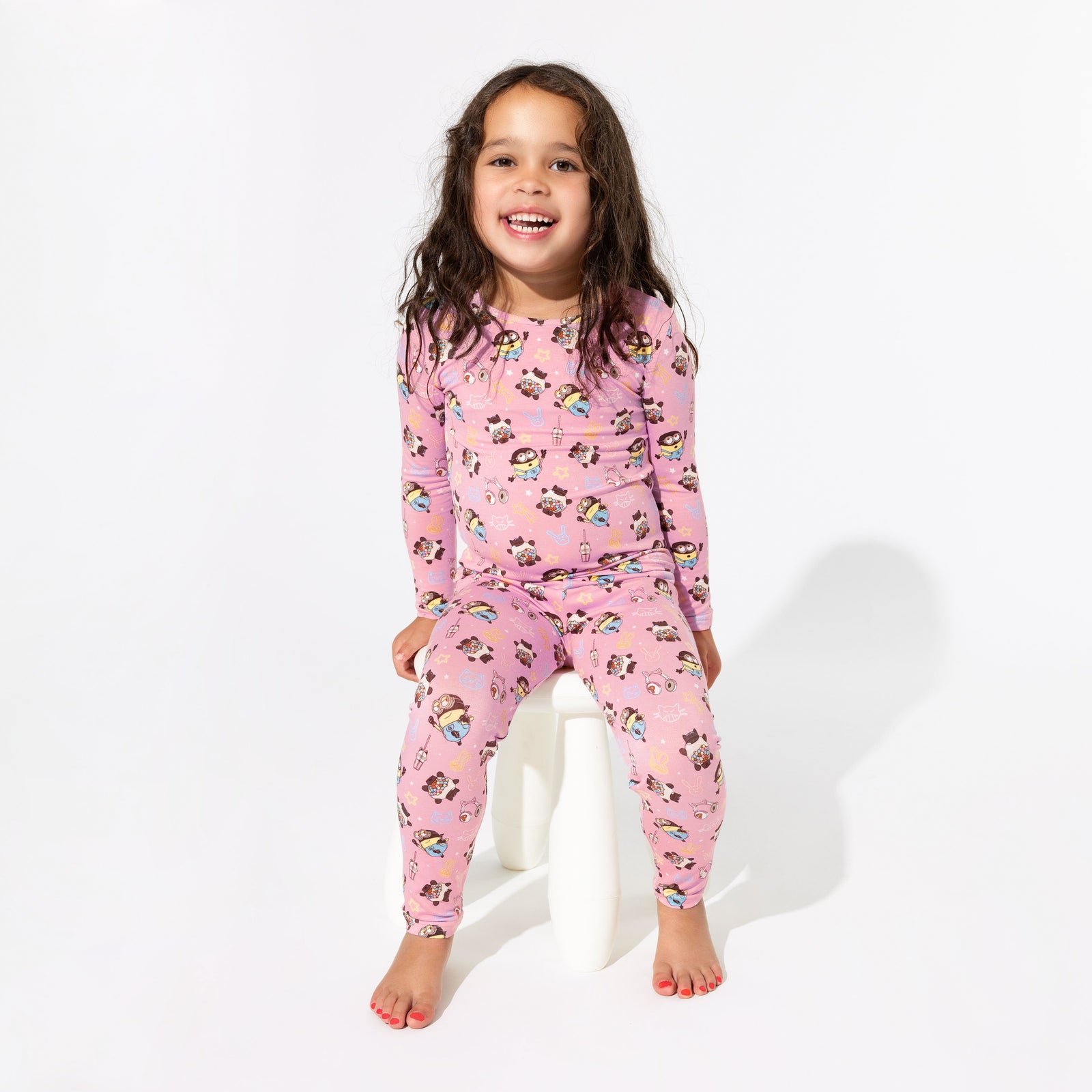 Adventures Await: Despicable Me 4 Always Popping Bamboo Kids Pajamas ...