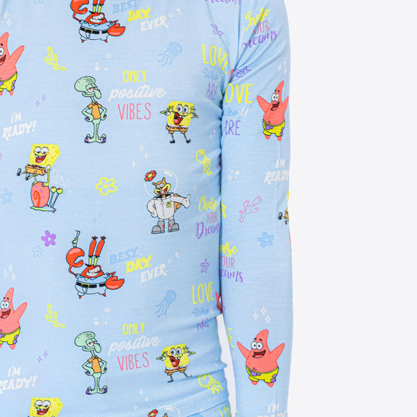 SpongeBob SquarePants: Good Vibes Bamboo Kids Pajamas