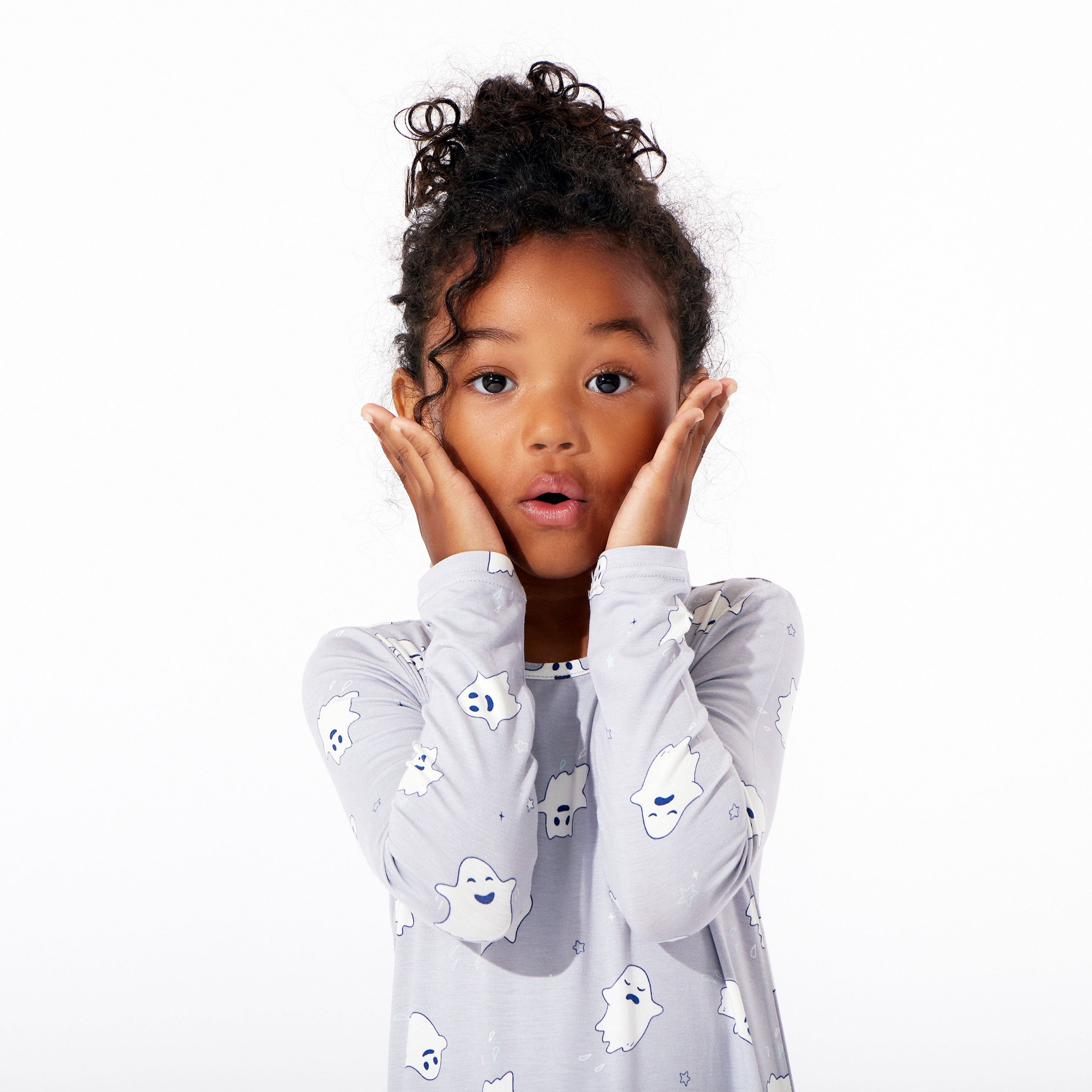 Ghastly Ghost Halloween Bamboo Girls' Dress Bootifully Spooky Style