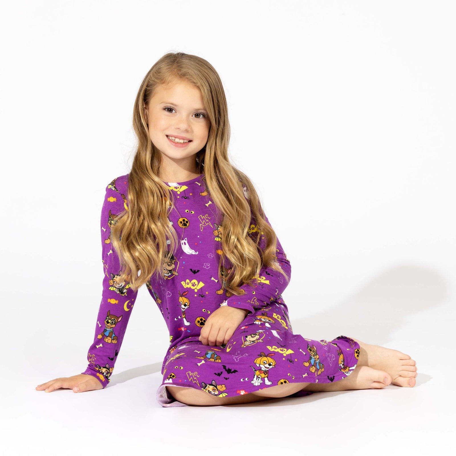 PAW Patrol: Halloween Bamboo Girls' Long Sleeve Dress