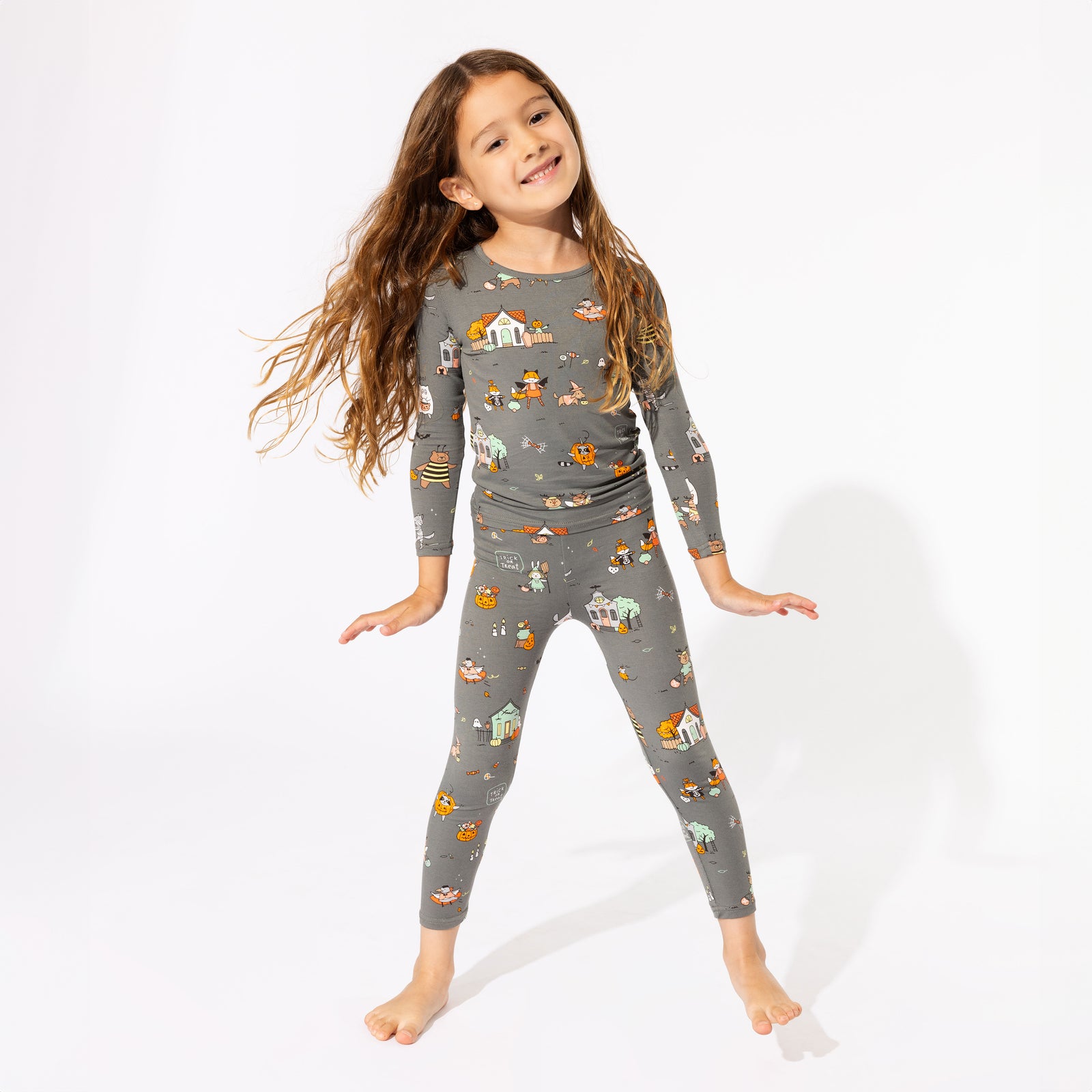 Trick or Treaters Bamboo Kids Pajamas