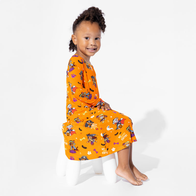 PAW Patrol: Halloween Pups Bamboo Girls' Long Sleeve Dress