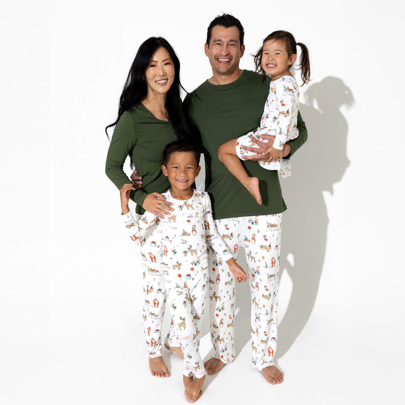 Santa's Workshop Bamboo Men's Pajama Set