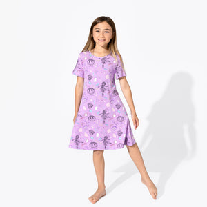 IF Keep Believing Bamboo Girls' Short Sleeve Dress