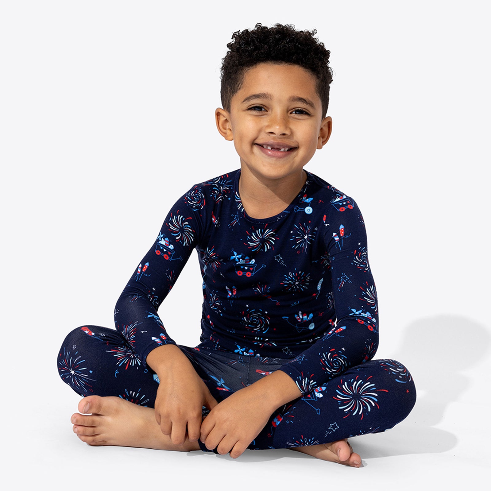 Fireworks Bamboo Kids Pajamas