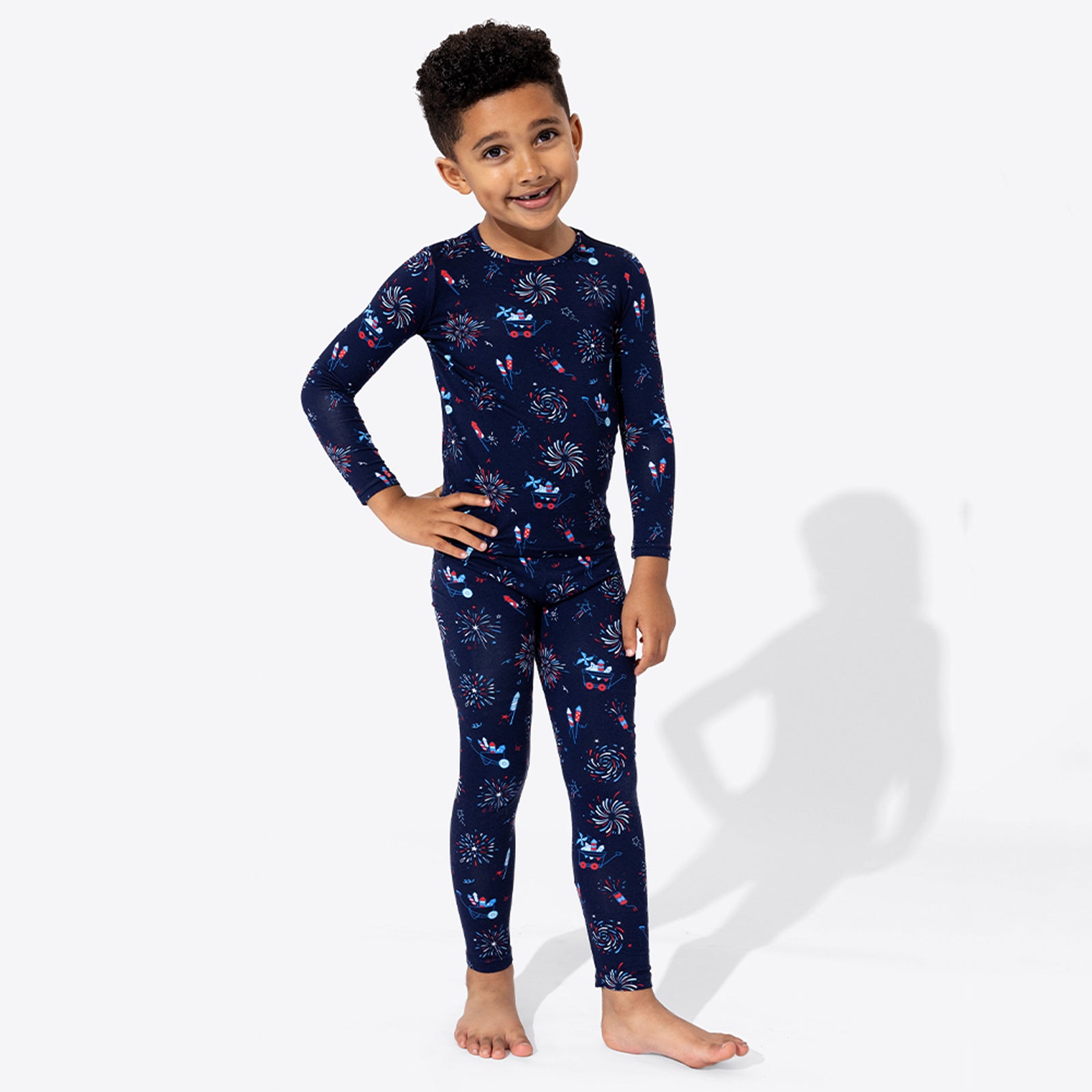 Fireworks Bamboo Kids Pajamas