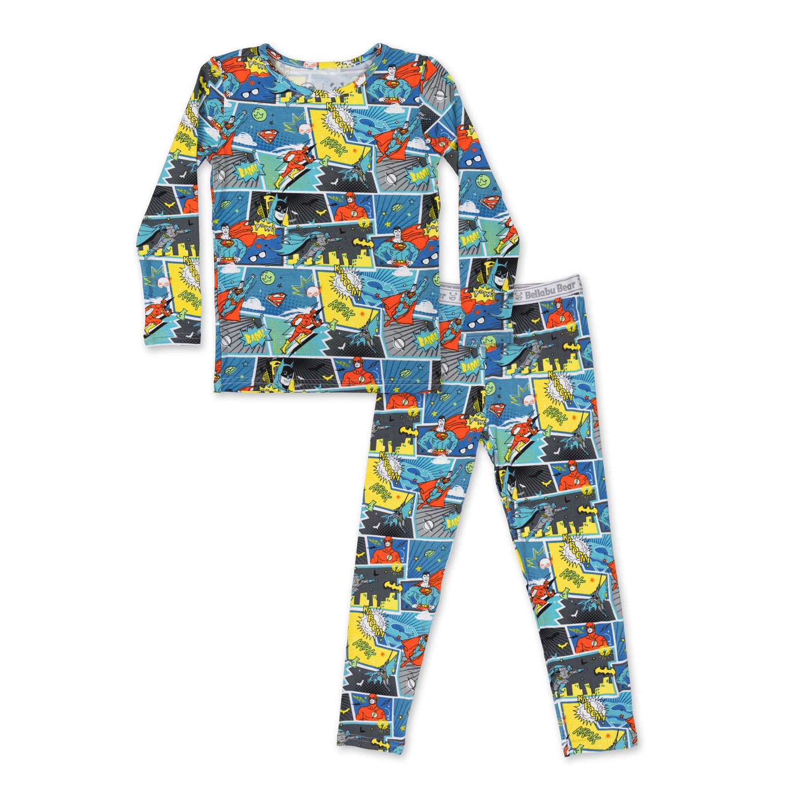 Justice League Heroes Bamboo Kids Pajamas