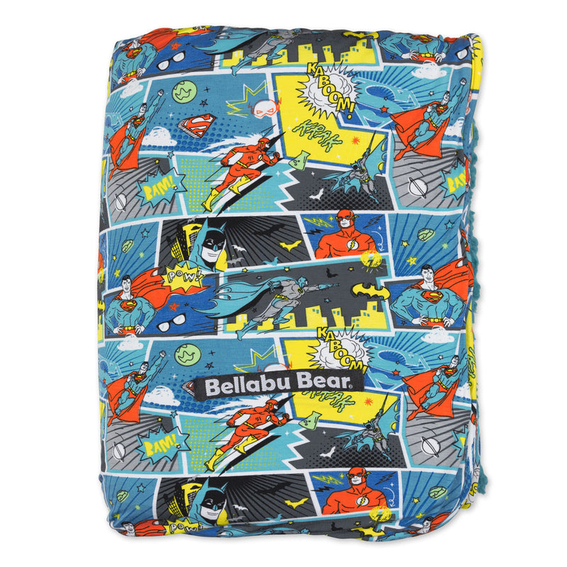 Justice League Heroes Bamboo Sherpa Blanket