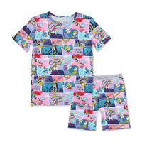 Justice League Heroines Bamboo Kids Pajama Short Set