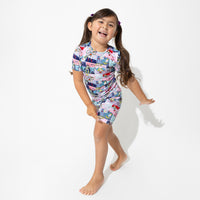 Justice League Heroines Bamboo Kids Pajama Short Set