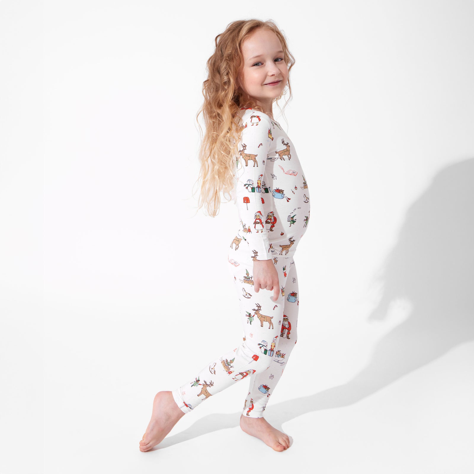 Santa's Workshop Bamboo Kids Pajamas