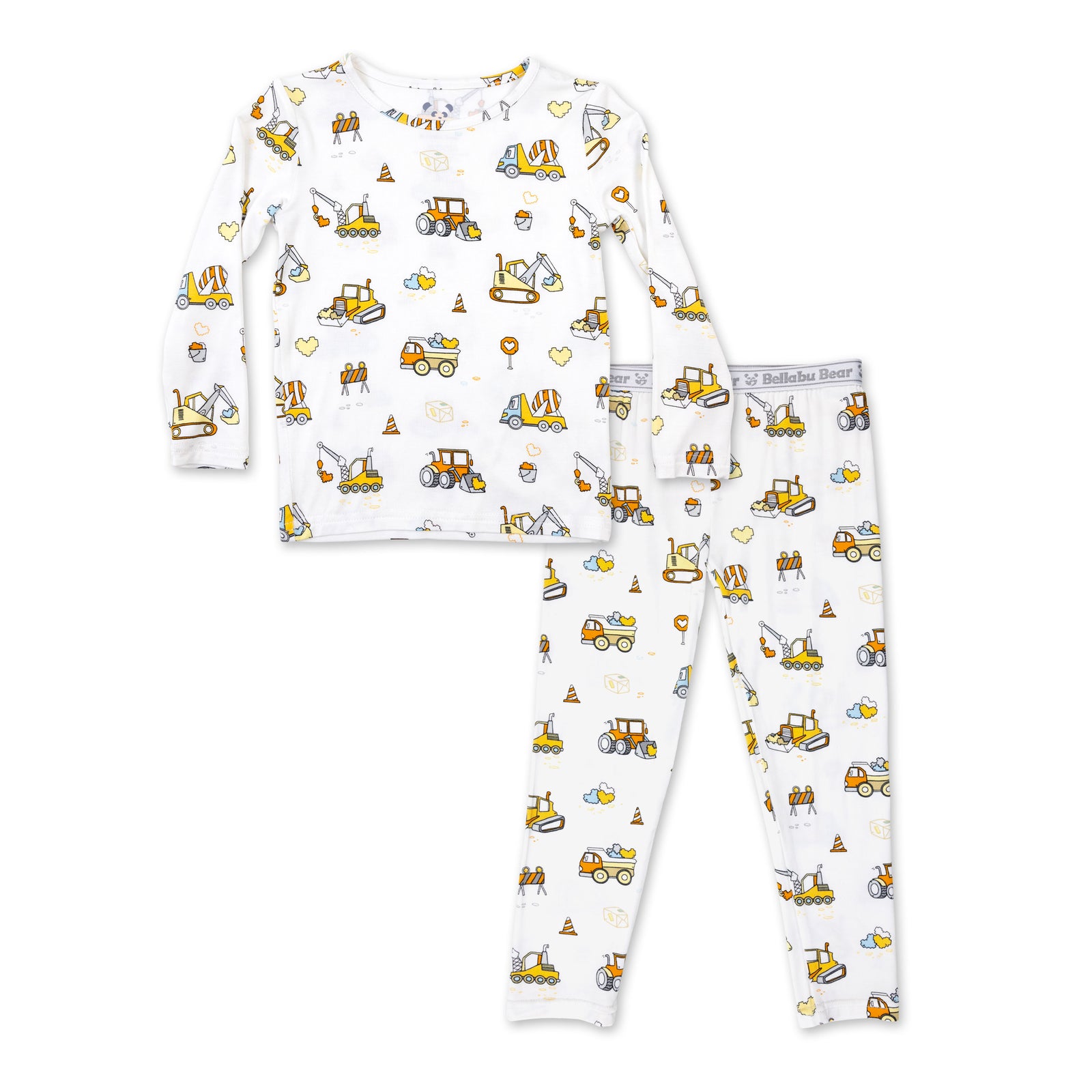 Love Trucks Valentine's Day Bamboo Kids Pajamas