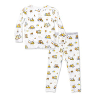 Love Trucks Valentine's Day Bamboo Kids Pajamas