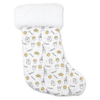 Milk & Cookies Bamboo Sherpa Christmas Stocking