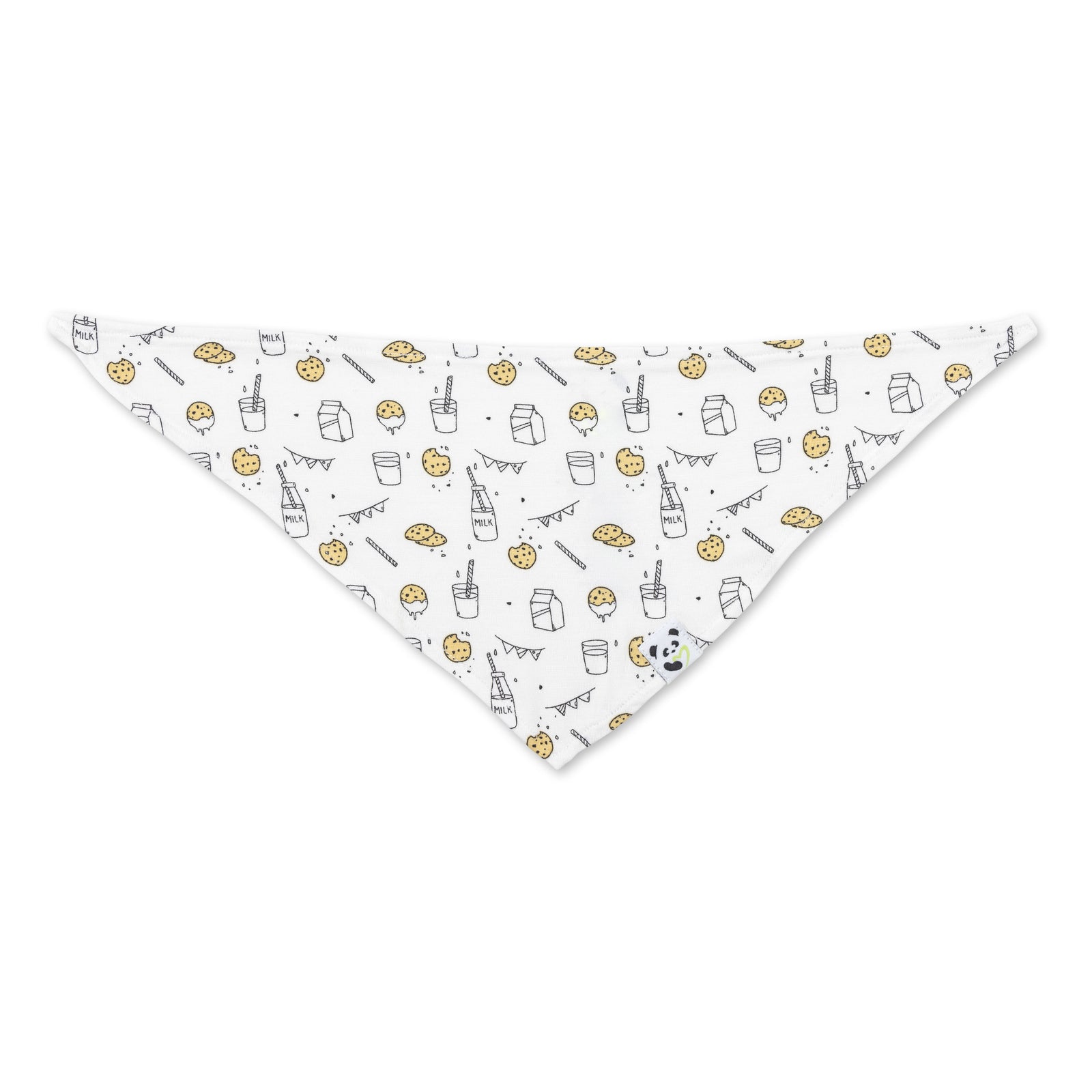 Milk & Cookies Bamboo Matching Pet Bandana