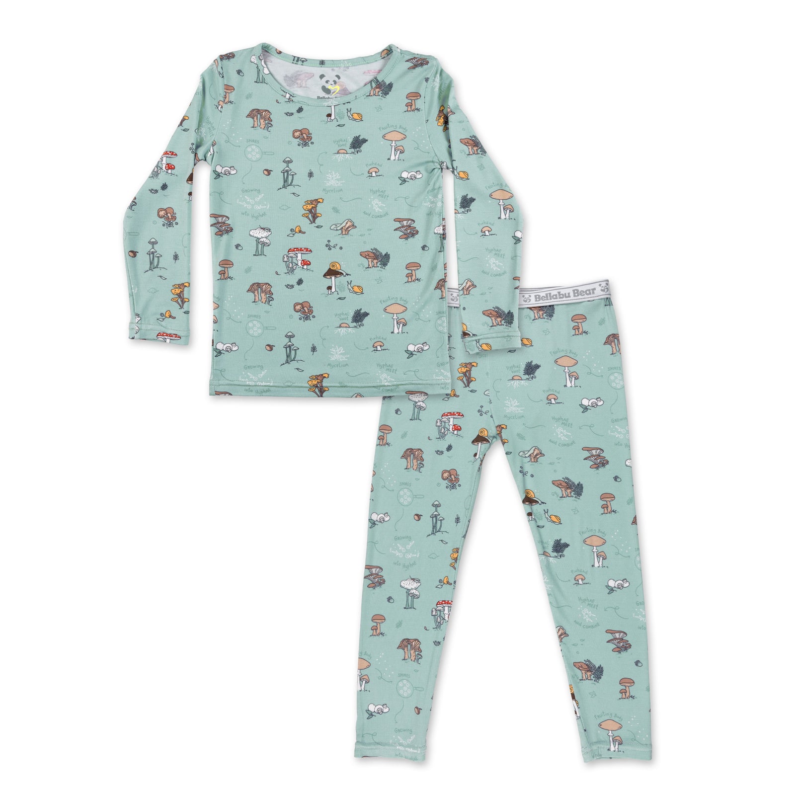 Mushroom Cycle Bamboo Kids Pajamas