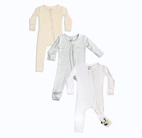 Neutral Essentials Bundle - Bamboo Convertible Footies