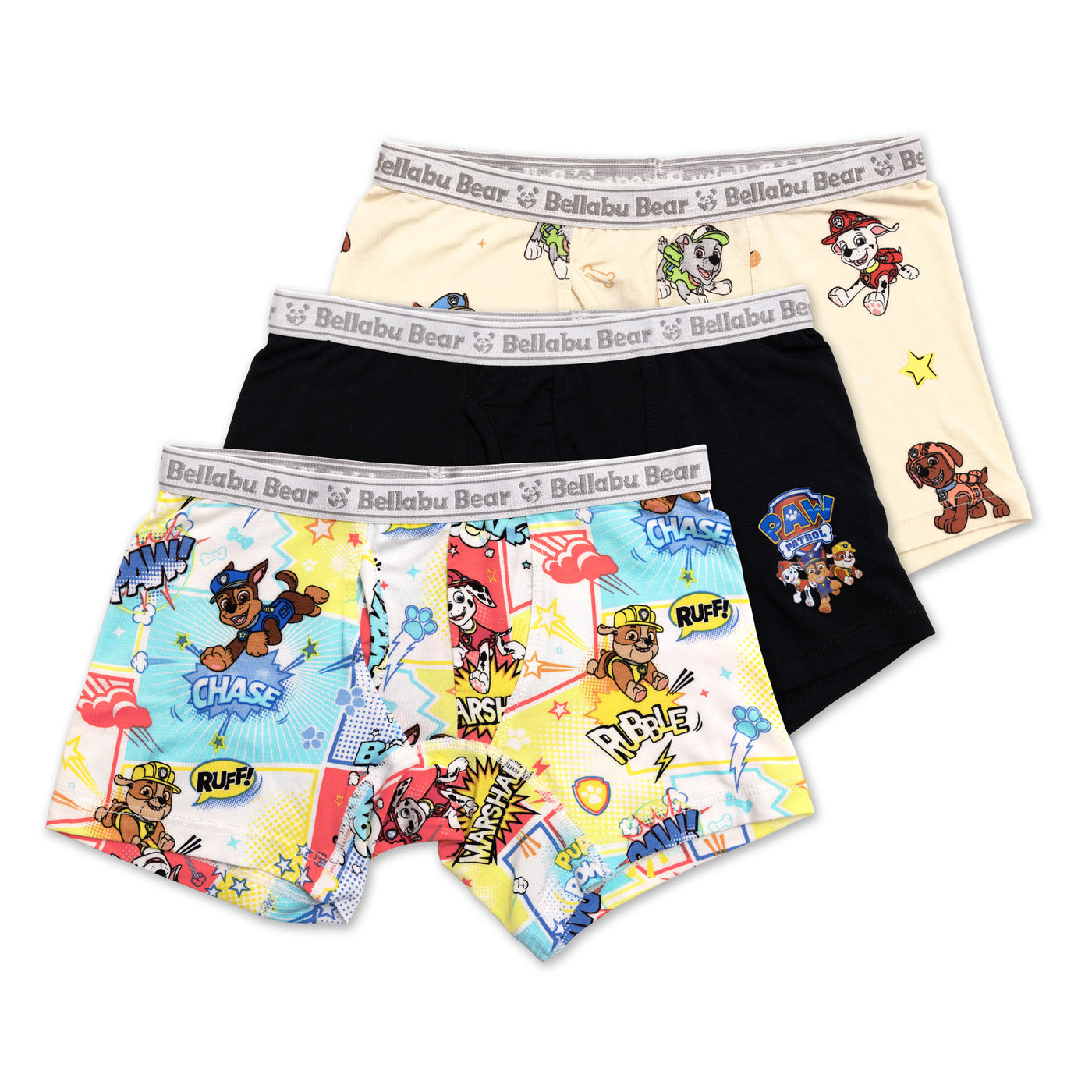 Pup-Tastic Comfort: Boy's PAW Patrol Bamboo Boxer Briefs 3-Pack