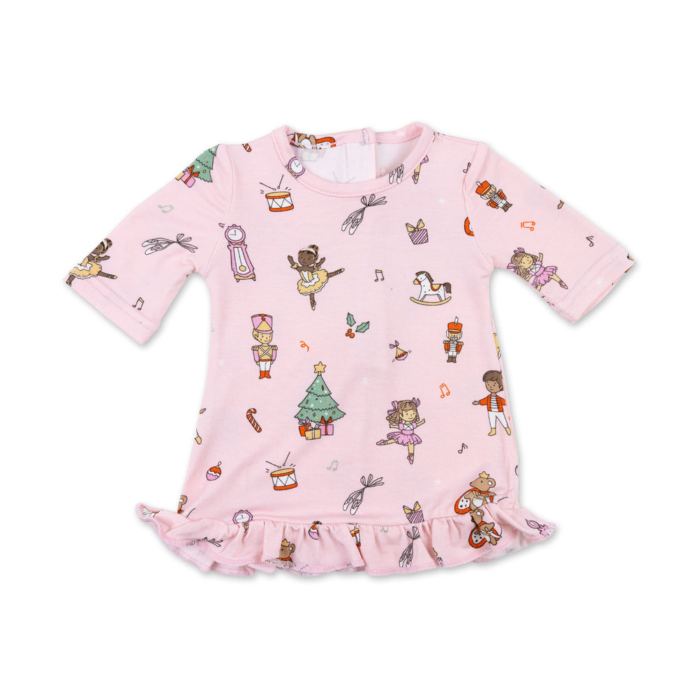 Nutcracker Pink Bamboo Matching Girls' 18