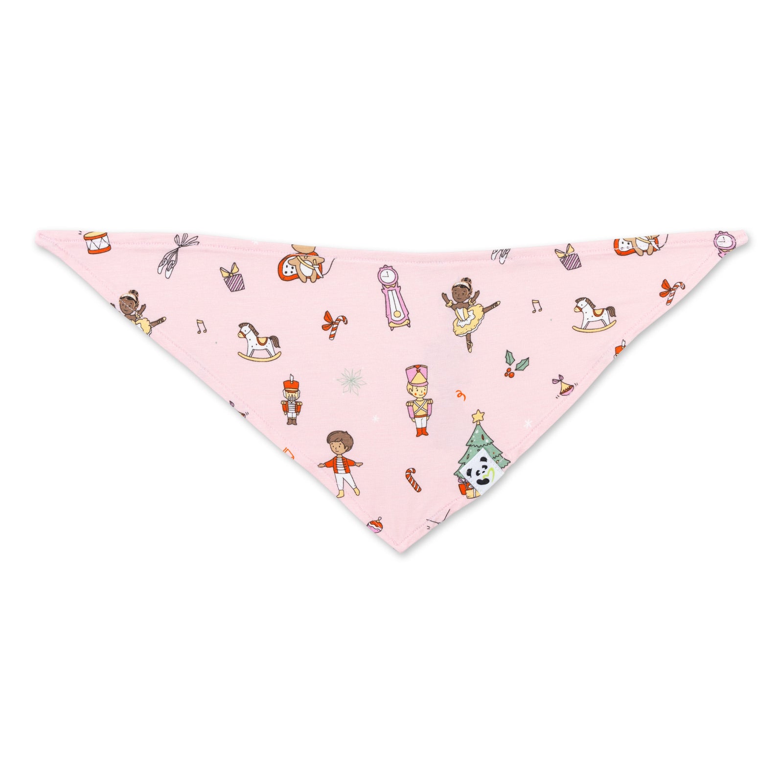 Nutcracker Pink Bamboo Matching Pet Bandana