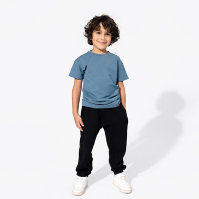 Oasis Teal Bamboo Terry Kids Oversized T-Shirt
