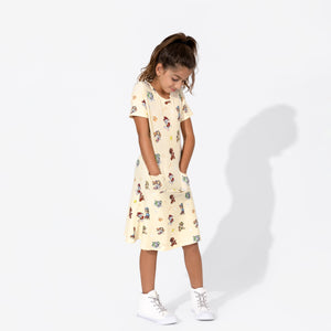 PAW Patrol: Classic Bamboo Terry Daywear Girls' Short Sleeve Dress