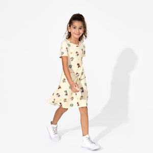 PAW Patrol: Classic Bamboo Terry Daywear Girls' Short Sleeve Dress