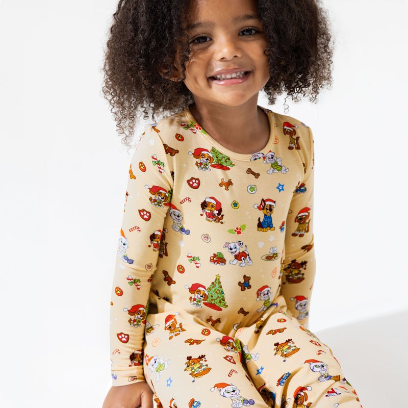 PAW Patrol: Jingle Paws Bamboo Girls' Long Sleeve Dress