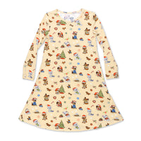 PAW Patrol: Jingle Paws Bamboo Girls' Long Sleeve Dress