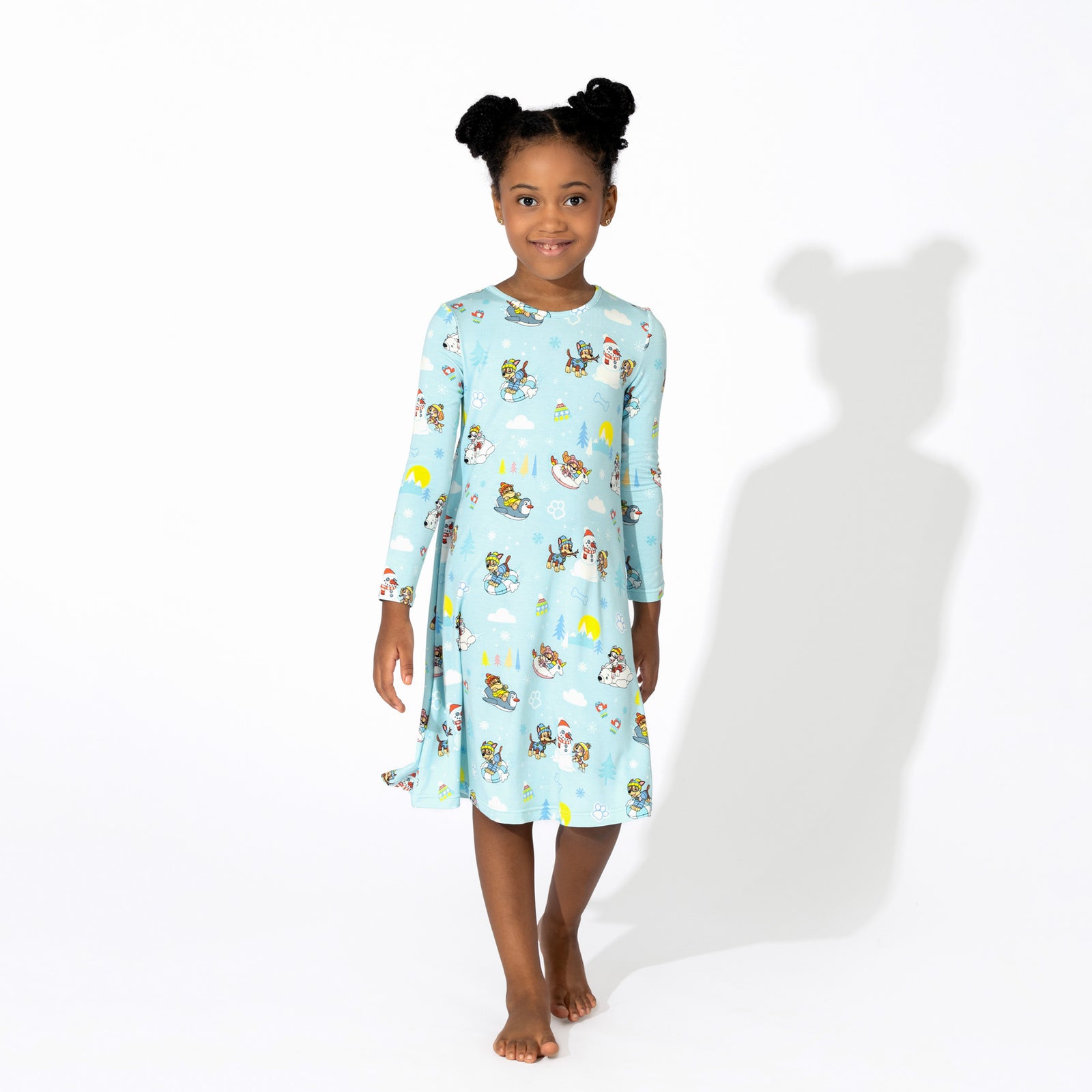 PAW Patrol: Winter Bamboo Girls' Long Sleeve Dress