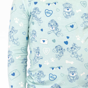 PAW Patrol: Valentine's Blue Bamboo Kids Pajamas