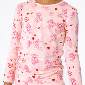 PAW Patrol: Valentine's Pink Bamboo Kids Pajamas