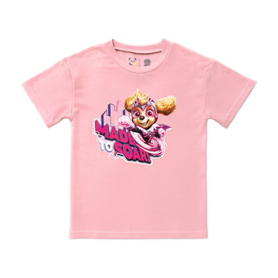 PAW Patrol: The Mighty Movie Skye Dusty Rose Bamboo Terry Kids Oversized T-Shirt