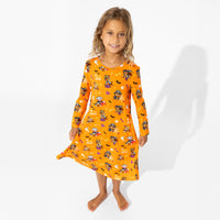 PAW Patrol: Halloween Pups Bamboo Girls' Long Sleeve Dress