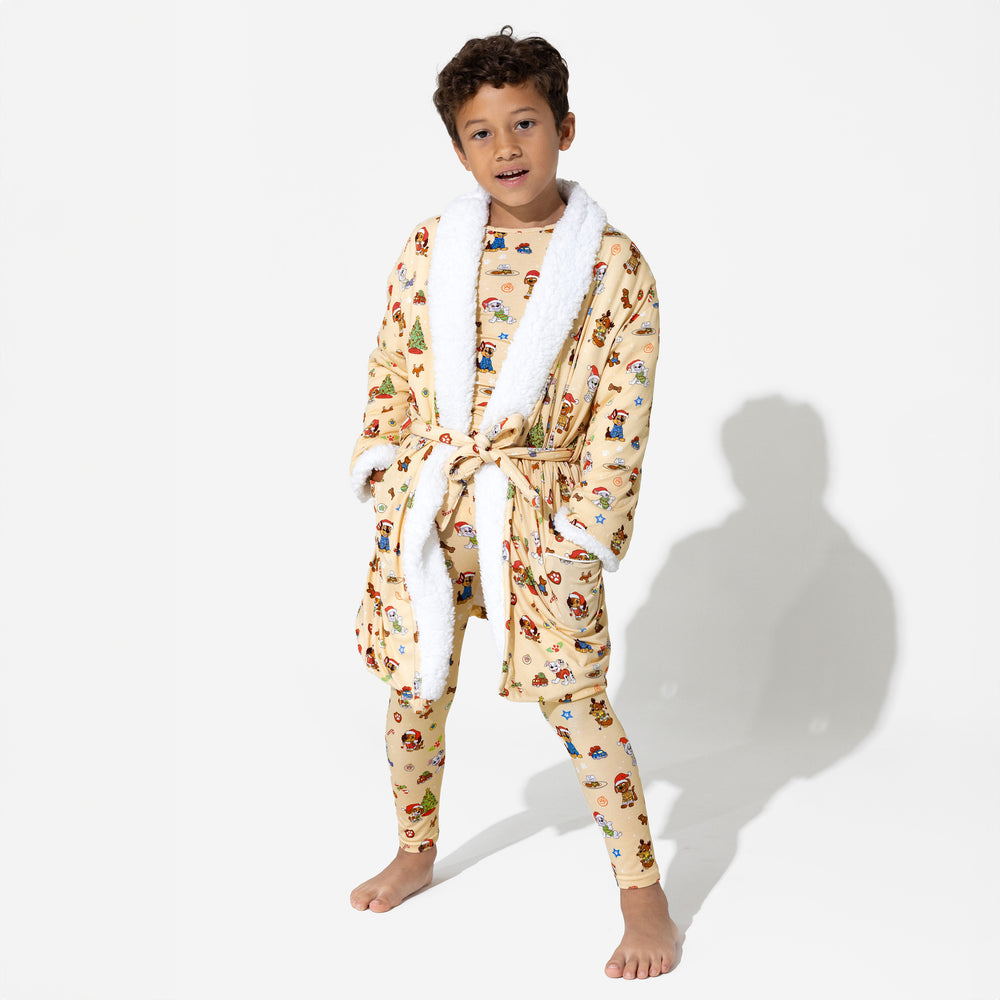 PAW Patrol: Jingle Paws Kids Bamboo Sherpa Robe