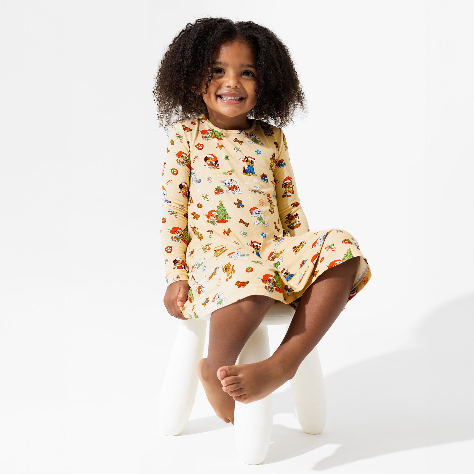 PAW Patrol: Jingle Paws Bamboo Girls' Long Sleeve Dress