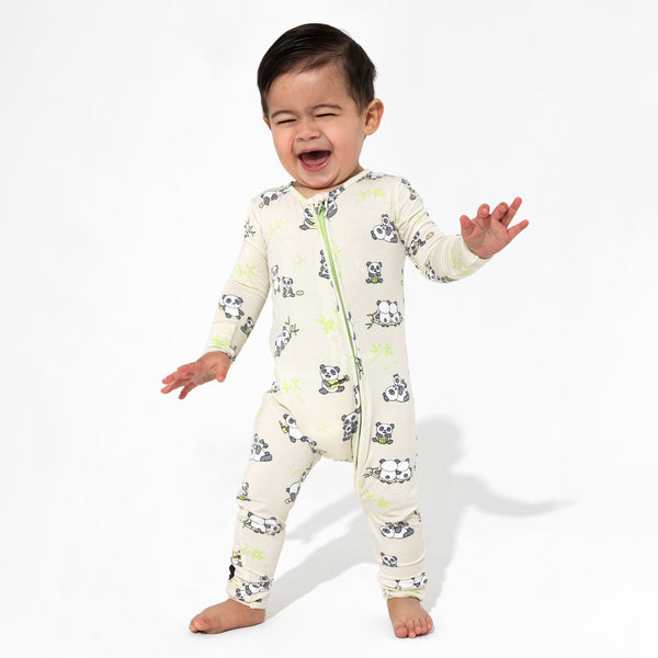 Panda Bamboo Convertible Footie