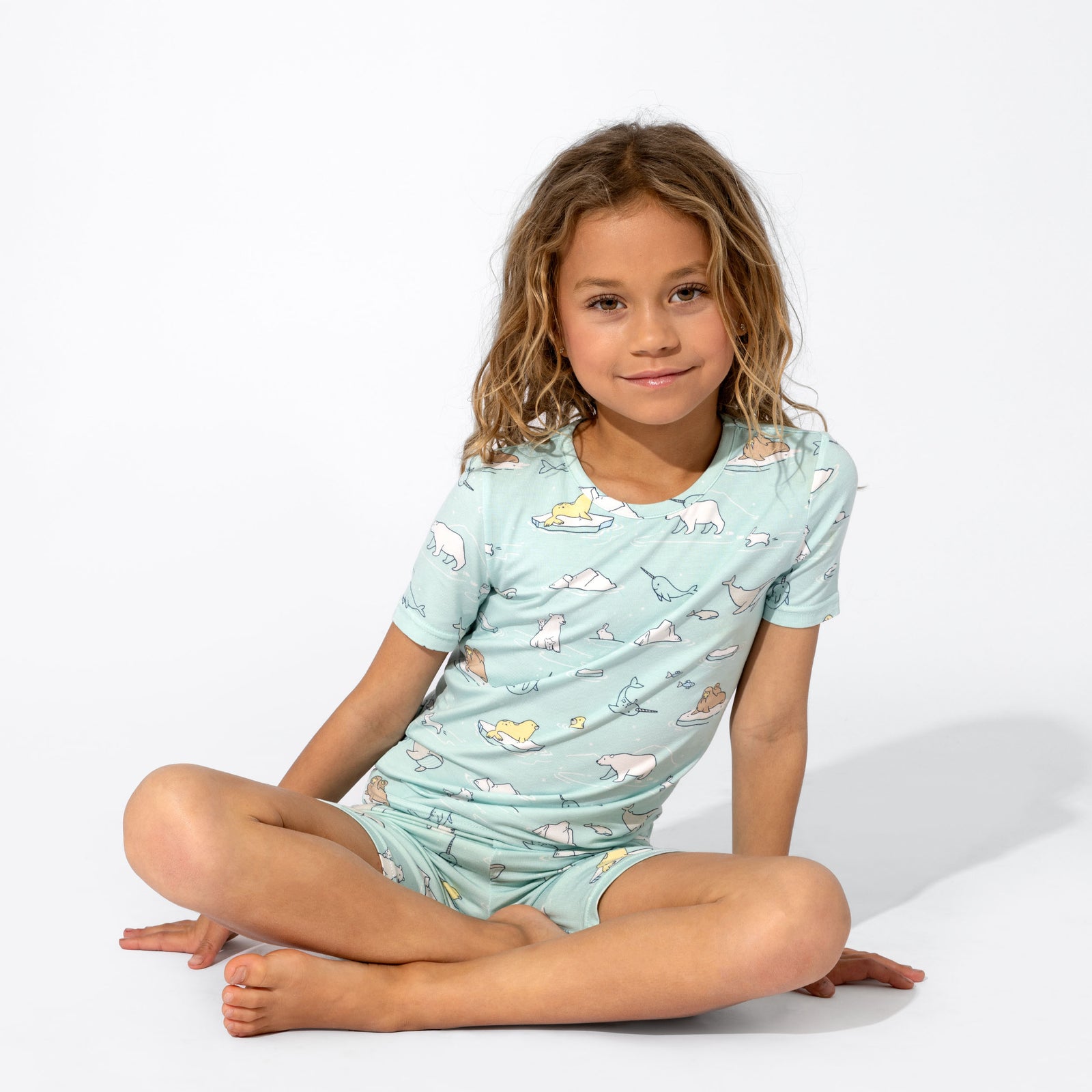 Arctic Bamboo Kids Pajama Short Set