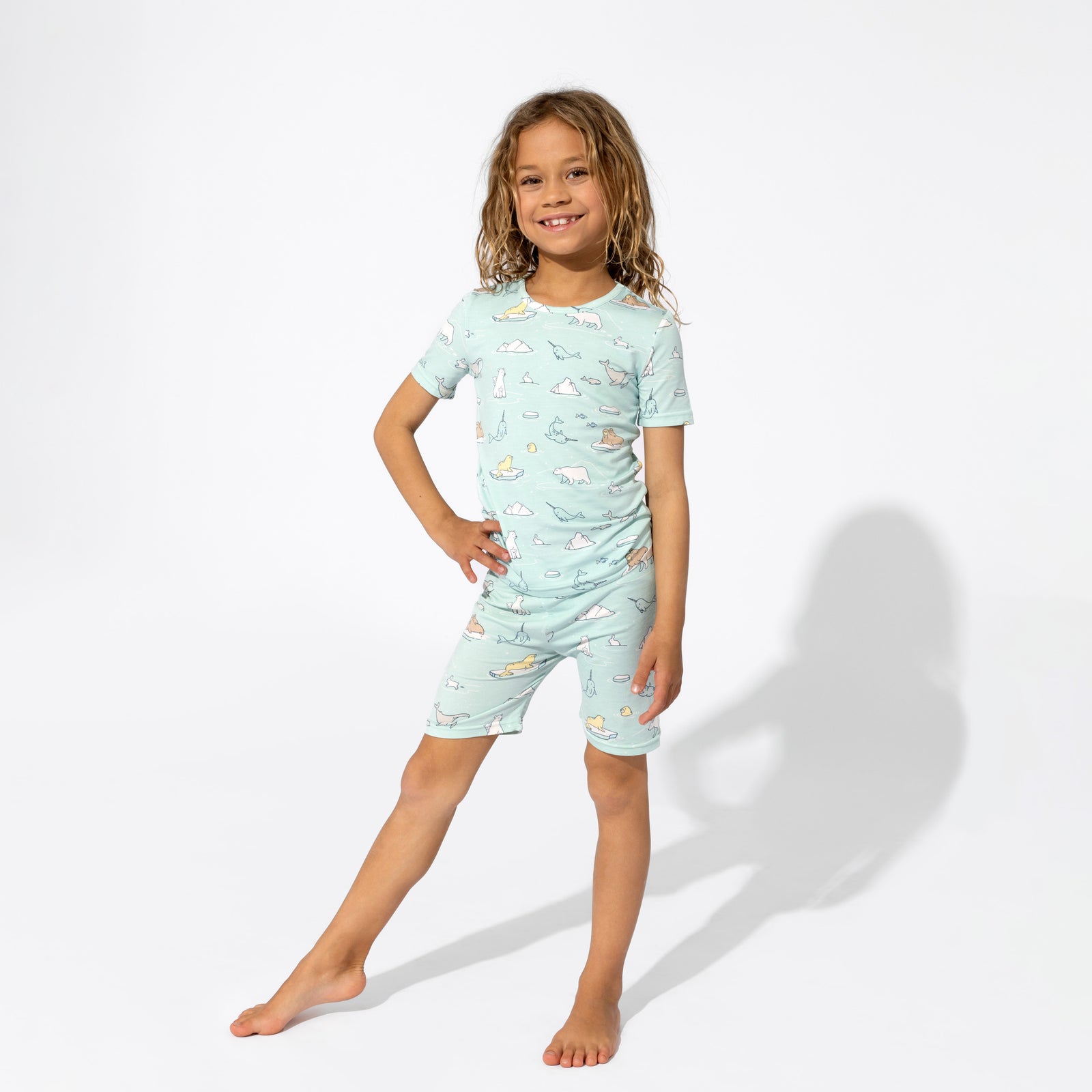 Arctic Bamboo Kids Pajama Short Set