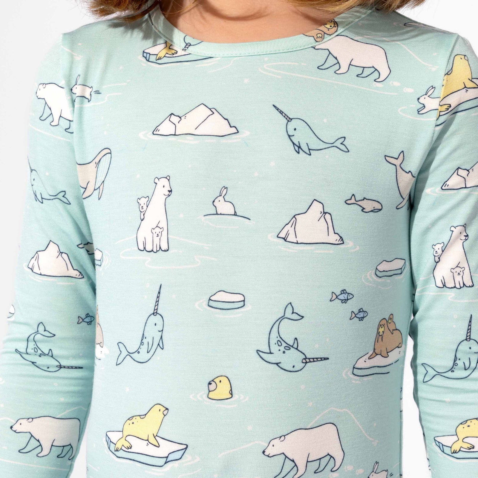 Arctic Bamboo Kids Pajamas