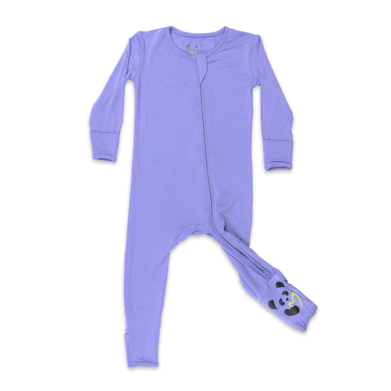 Poppin Purple Bamboo Convertible Footie